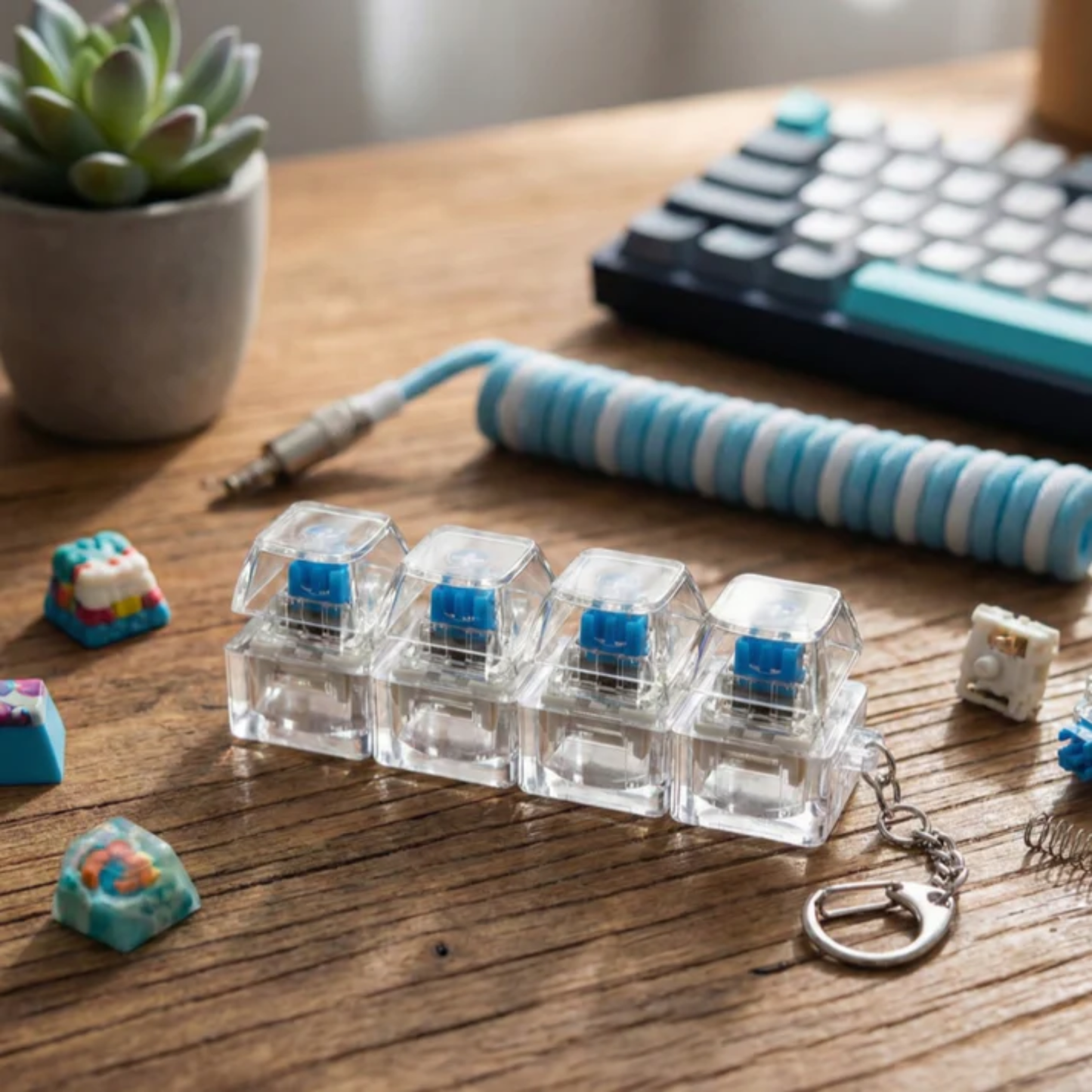 Mini Teclado Mecánico para Malos Hábitos