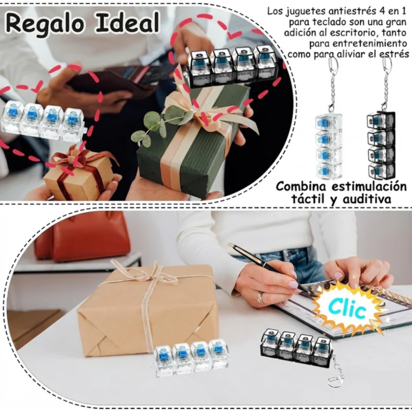 Mini Teclado Mecánico para Malos Hábitos